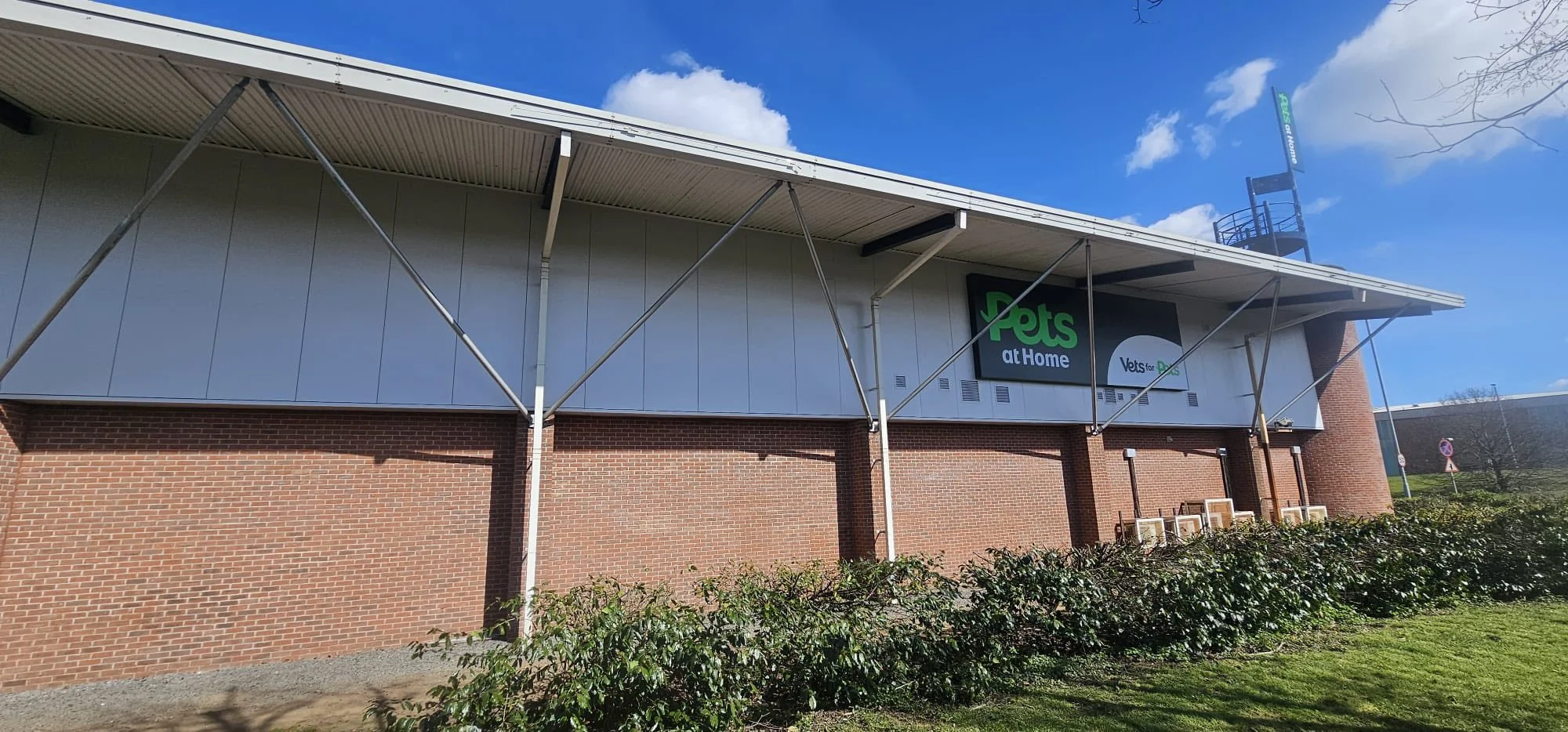 On-site paint spraying locations