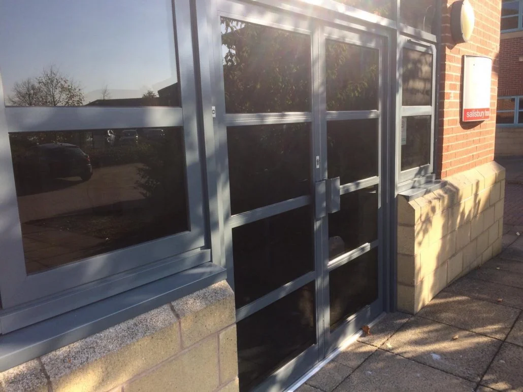 Aluminium Window Respray Sailsbury House