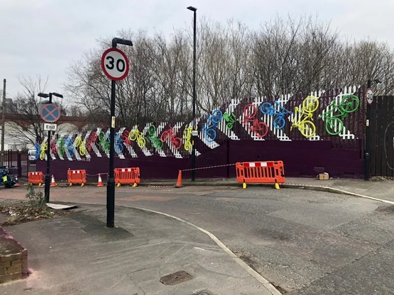 Bike And Fence Respray Manchester