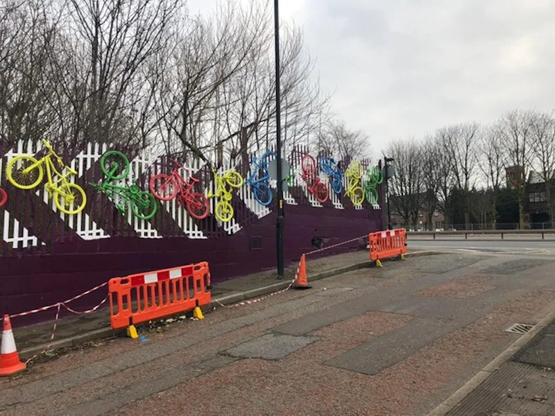 Bike And Fence Respray Manchester