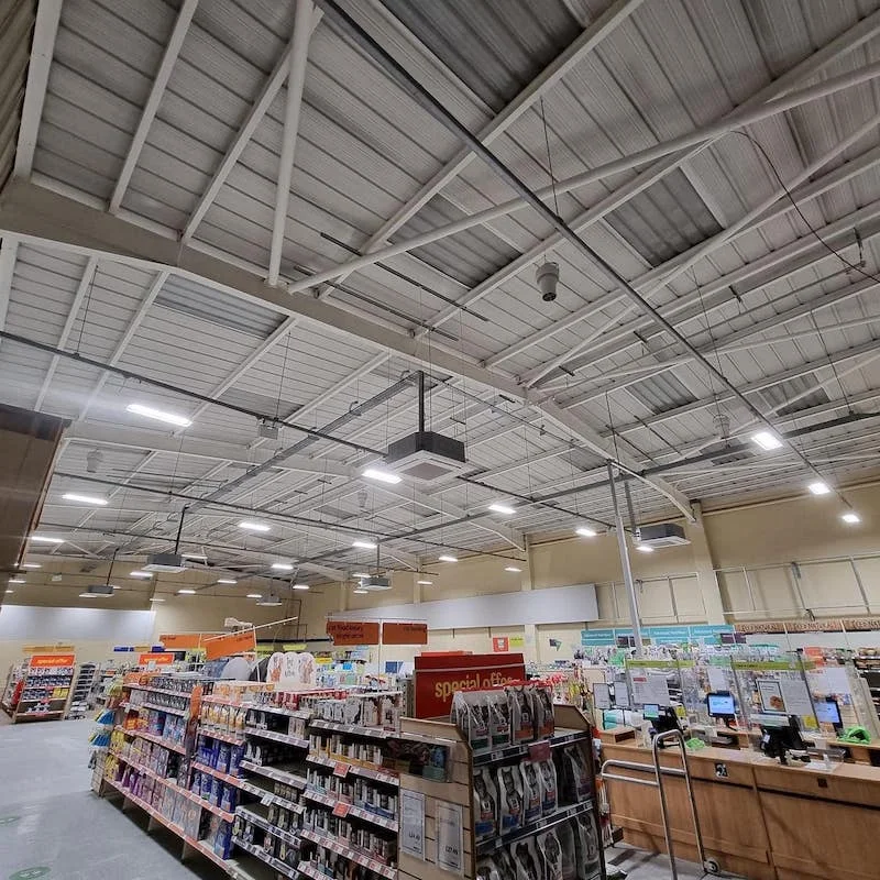 On-site paint spraying projects