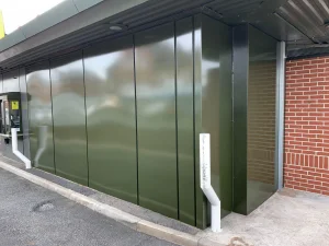 On-site paint spraying projects