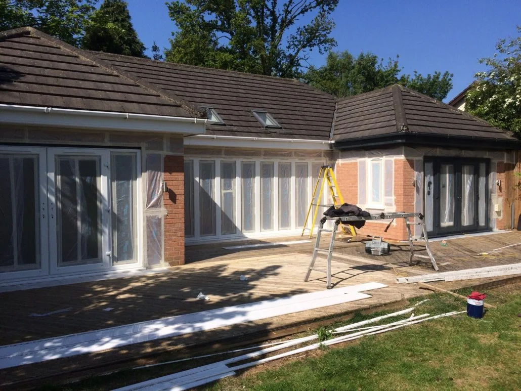 Fascias, soffits & guttering respraying, Manchester